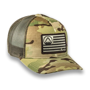 Multi Cam Patriot Trucker Hat