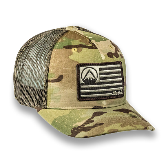 Multi Cam Patriot Trucker Hat